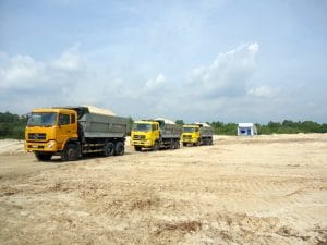 Nhà phân phối cát san lấp tại quận 2: Sài Gòn CMC phân phối vật liệu xây dựng số lượng lớn