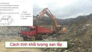 Tính khối lượng cát san lấp