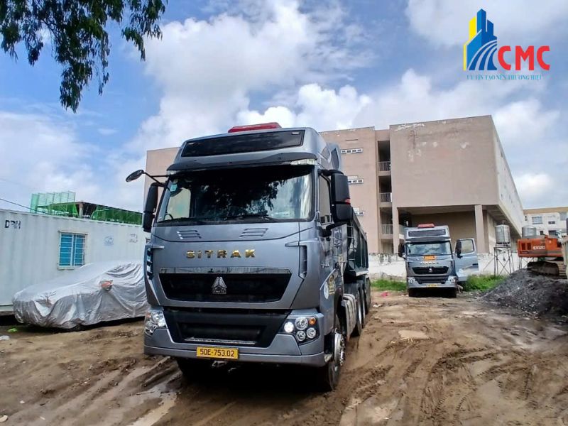 Xe ben CMC đa dạng tải trọng, sẵn sàng len lỏi vào mọi ngõ ngách để giao cát vàng